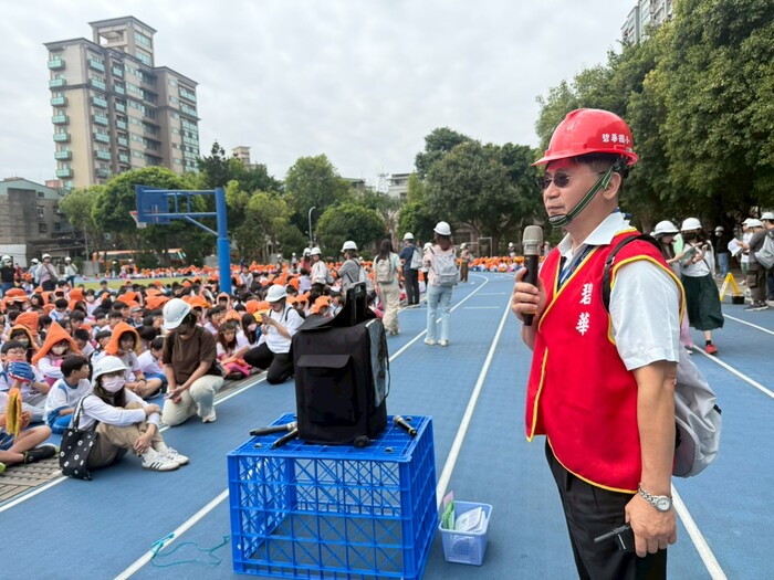 無預警防災演練-班級疏散指定集合處